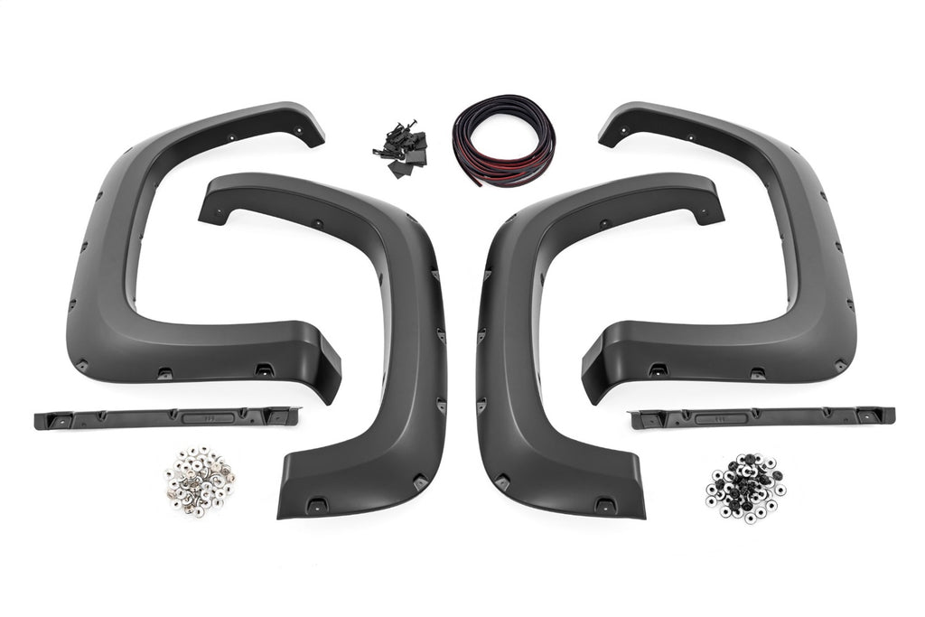 Rough Country F-C12011A-GXP Pocket Fender Flares for Select Chevrolet Silverado HD, Chevrolet Silverado HD