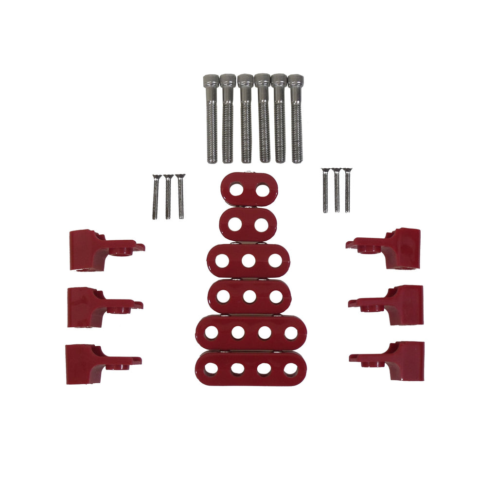 7-8Mm-Horizontal-Wire-Loom-Kit-Red