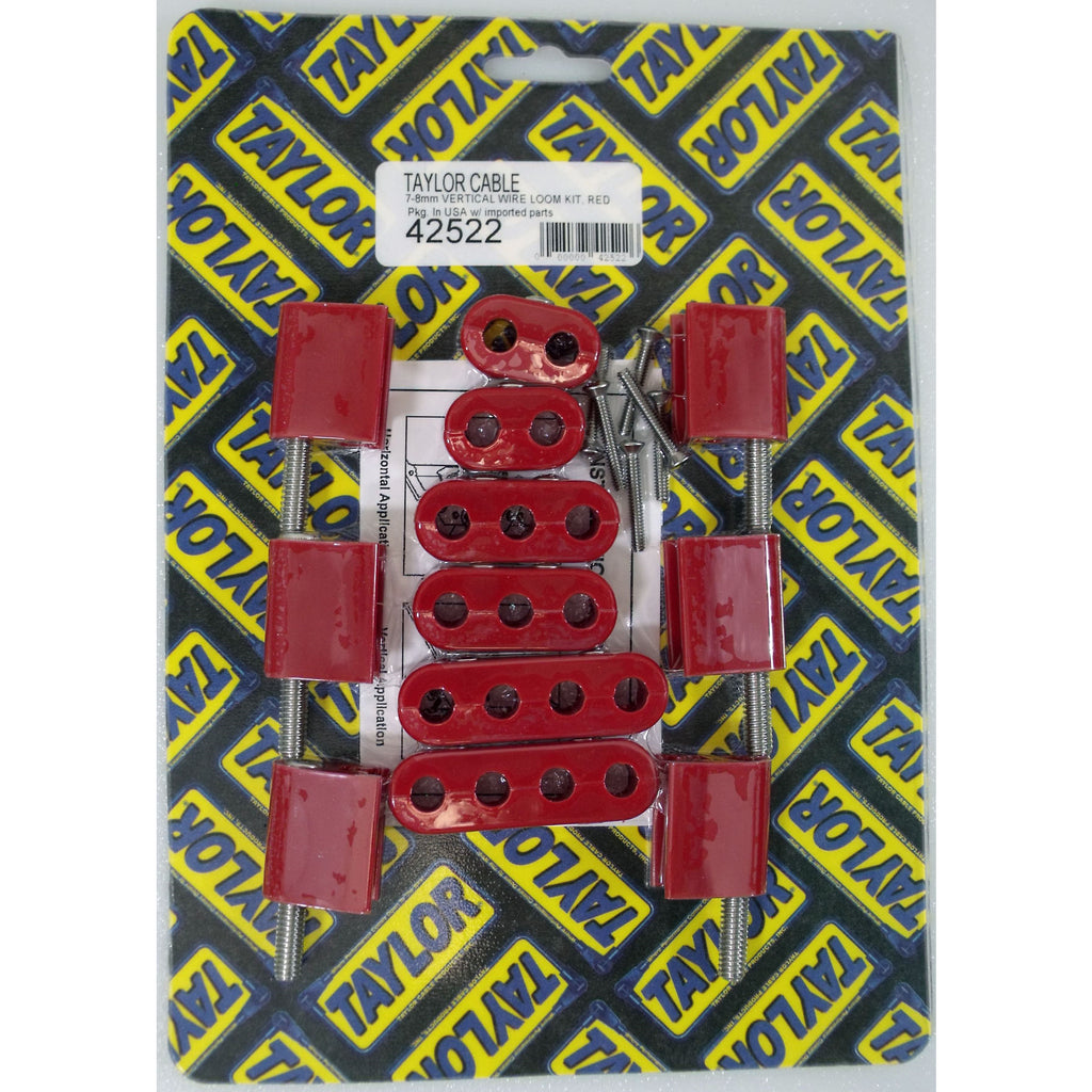 7-8Mm-Vertical-Wire-Loom-Kit-Red