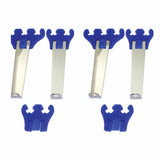 SPEED FX 7348 7-9 MM Spark Plug Wire With 4 Straight Brackets With Two Each Of 2-Hole And 3-Ho