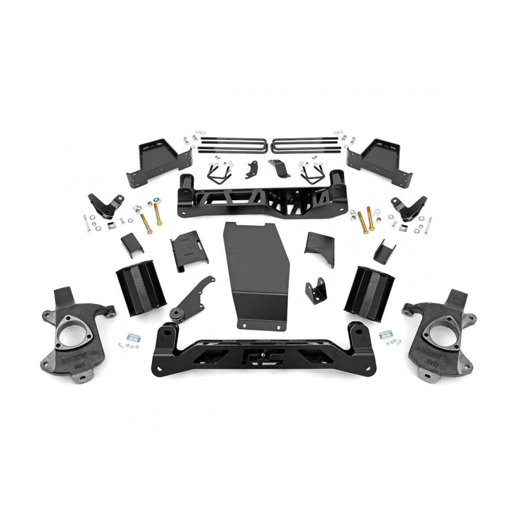 7-Inch-Gmc-Suspension-Lift-Kit-14-16-Sierra-1500-Denal-4Wd-WMagneride-Steel-Rough-Country
