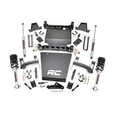 Rough Country 29833 7 Inch Suspension Lift Kit Lifted Struts 14-18 Silverado/Sierra 1500 4WD Aluminum