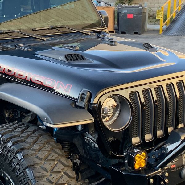 ~(7-Lbs.-24X15x14)~-Air-Hood-Scoop-System-For-18-20-Wrangler-Jl-Rubicon-2.0L-3.6L-2020-Jeep-Gladiator-3.6L-S-B-Intake-Required