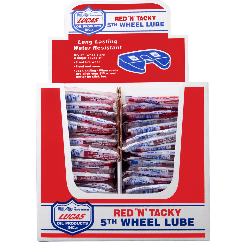 ~(7-Lbs.-9X8x6)~-Red-N-Tacky-5Th-Wheel-Grease192X12.5-Ounce-Sold-As-Each