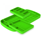 S&B Filters 80-1000 Tool Tray Silicone 3 Piece Set Color Lime Green S&B
