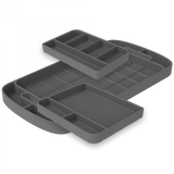 S&B Filters 80-1004 Tool Tray Silicone 3 Piece Set Color Charcoal S&B