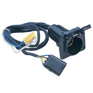 7-Rv-Blade-To-4-Wire-Flat-Flexible-Wire-With-Dust-Cover--Protective-Wire-Cover