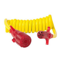 Load image into Gallery viewer, 7-Rv-Blade-To-6-Pole-Round-8-Foot-Stretch-Flex-Coil--Without-Trailer-Socket