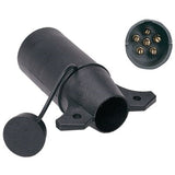 HUSKY TOWING 30314 7 RV Blade To 6 Pole Round W/O LED Battery Monitor Univ Center Pin & Dust Cover