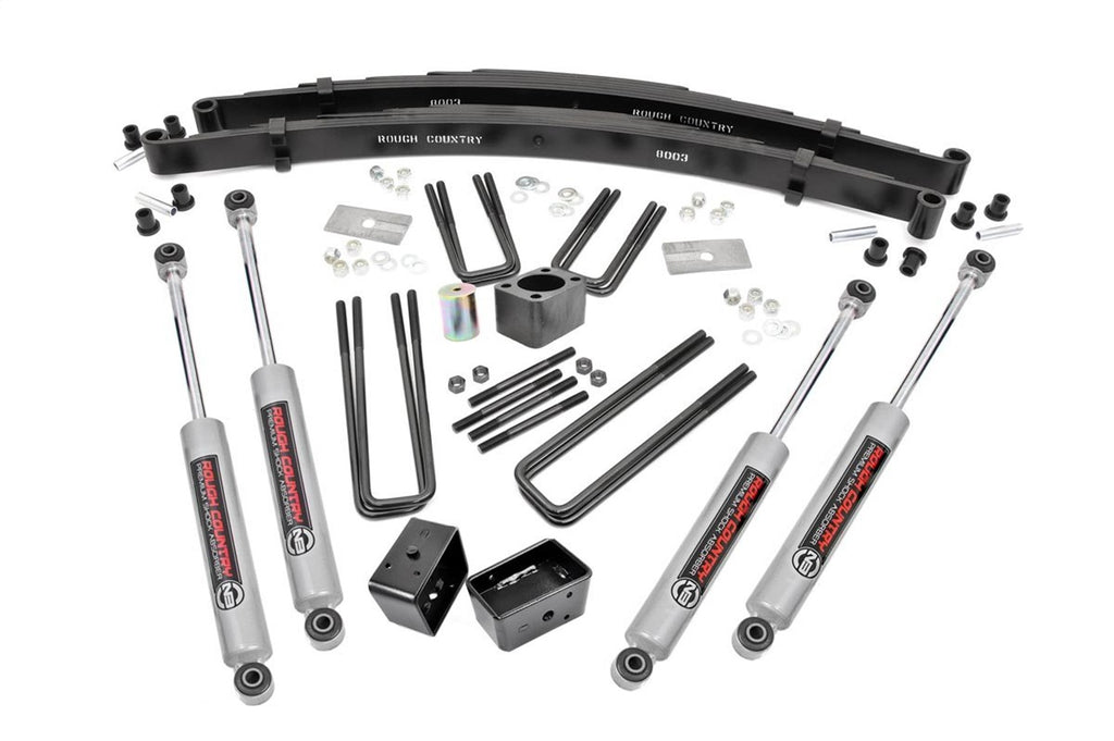 Rough Country 306.20 Suspension Lift Kit w/Shocks for Select Dodge W100, Dodge W100 Pickup, Dodge W200, Dodge W200 Pickup, Dodge W300, Dodge W300 Pickup