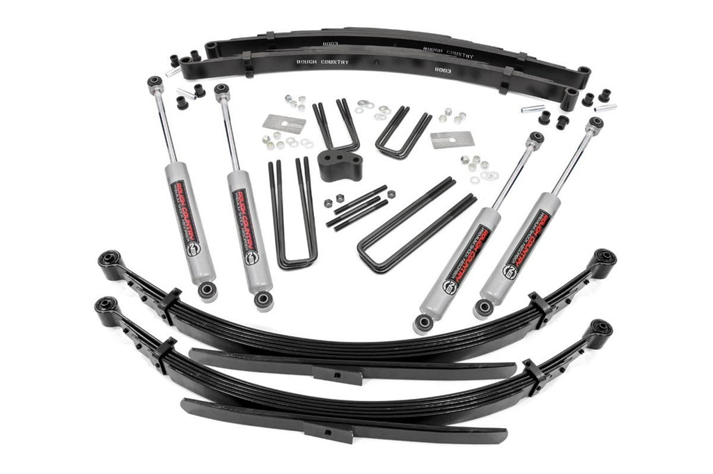 Rough Country 345.20 Suspension Lift Kit w/Shocks for Select Dodge Ramcharger, Plymouth Trailduster