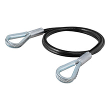 Load image into Gallery viewer, CURT 70007 Replacement 36" x 3/8" Diameter Tow Bar Base Plate Safety Cable (7,500 lbs)