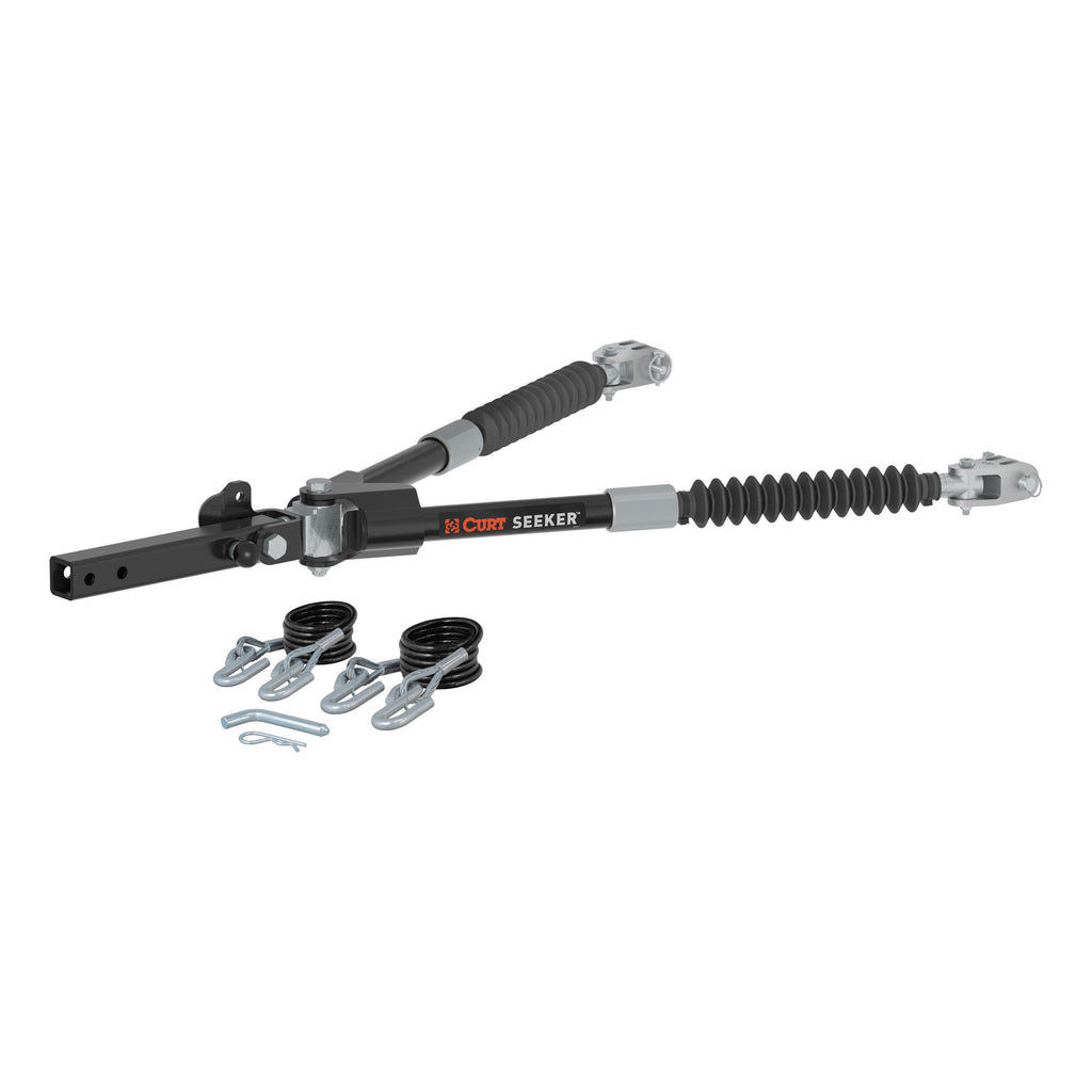 CURT 70012 Seeker Steel RV Tow Bar (10,000 lbs., 2" Shank)