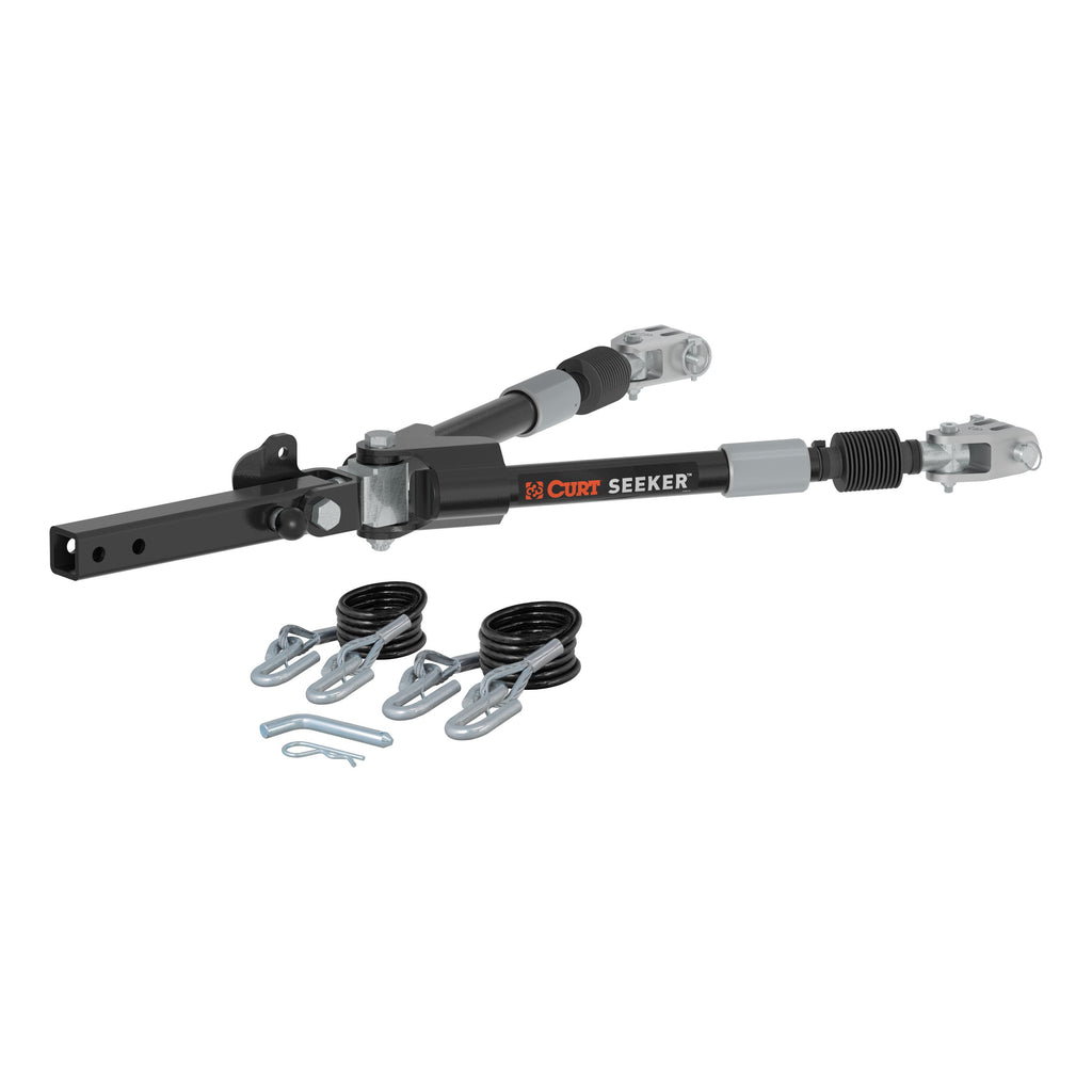 CURT 70012 Seeker Steel RV Tow Bar (10,000 lbs., 2" Shank)