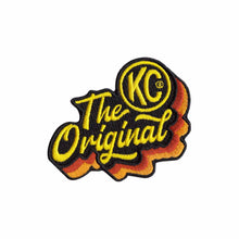 Load image into Gallery viewer, KC HiLiTES 7004 KC Patch Embroidered KC Original 50Th Anniversary Logo Die-Cut 2.5in