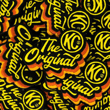 Load image into Gallery viewer, KC HiLiTES 7004 KC Patch Embroidered KC Original 50Th Anniversary Logo Die-Cut 2.5in