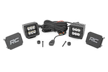 Load image into Gallery viewer, Rough Country 70062 Black Series LED Fog Light Kit for Select Jeep Gladiator, Jeep Wrangler