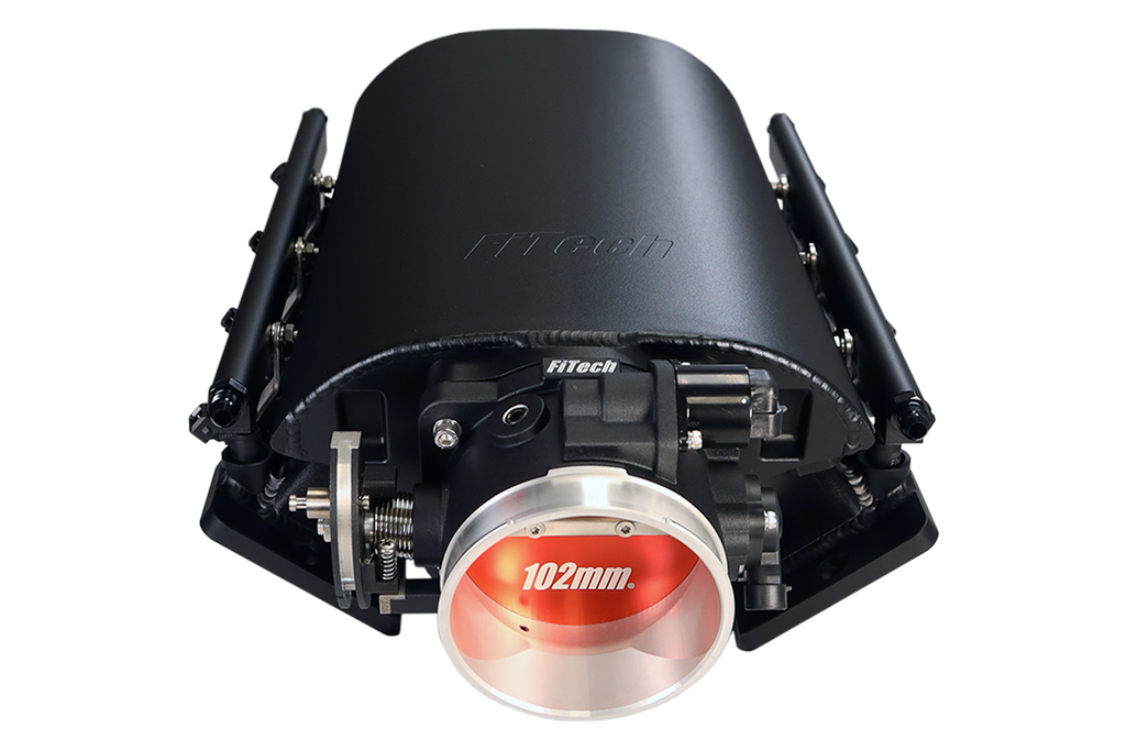 FiTech Fuel Injection 70092 Ultimate Rebel LS 1000 HP EFI System With Short Cathedral Intake