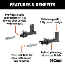 Load image into Gallery viewer, CURT 70101 Custom Tow Bar Base Plate, Select Dodge Durango, Jeep Grand Cherokee