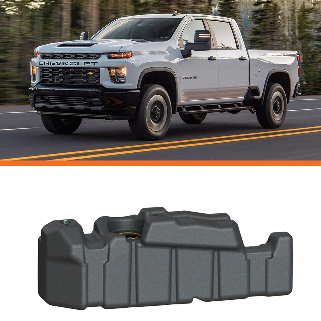 TITAN Fuel Tanks 7010220 Extra Large Midship Tank for Select Chevrolet Silverado HD, Chevrolet Silverado HD, GMC Sierra HD, GMC Sierra HD