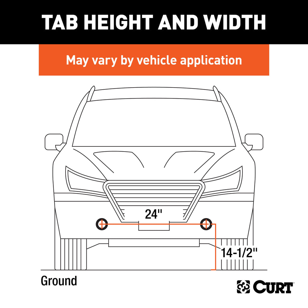 CURT 70102 Custom Tow Bar Base Plate, Select Jeep Wrangler JK