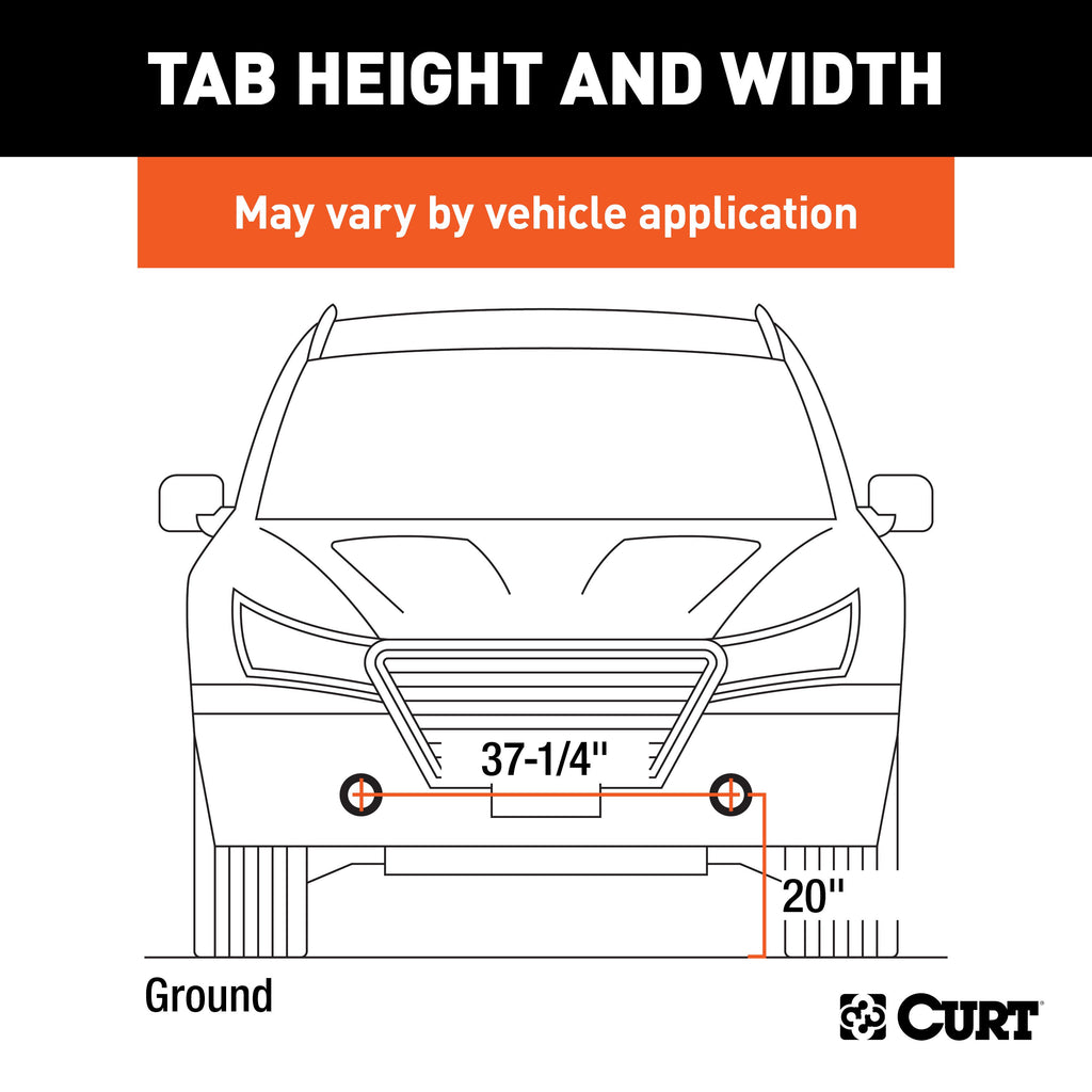 CURT 70103 Custom Tow Bar Base Plate, Select Jeep Cherokee