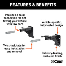 Load image into Gallery viewer, CURT 70103 Custom Tow Bar Base Plate, Select Jeep Cherokee