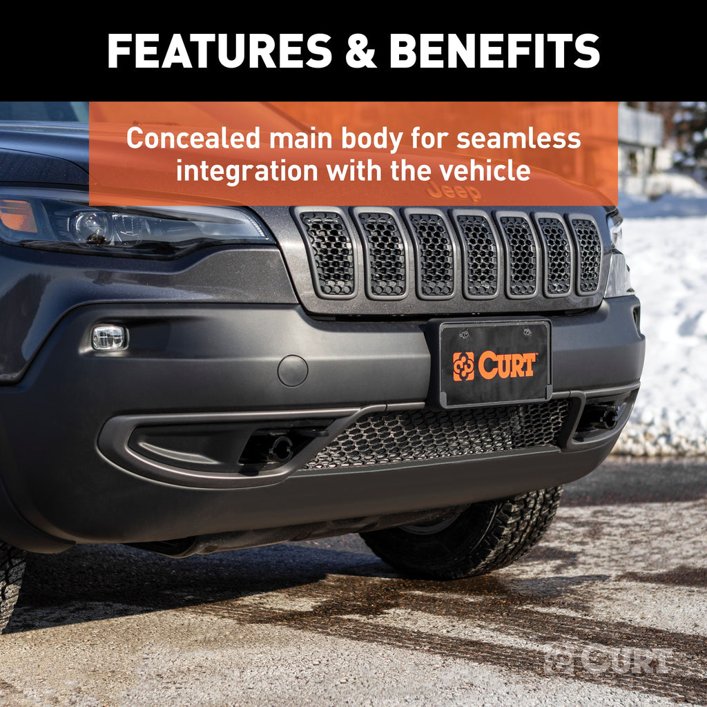 CURT 70103 Custom Tow Bar Base Plate, Select Jeep Cherokee