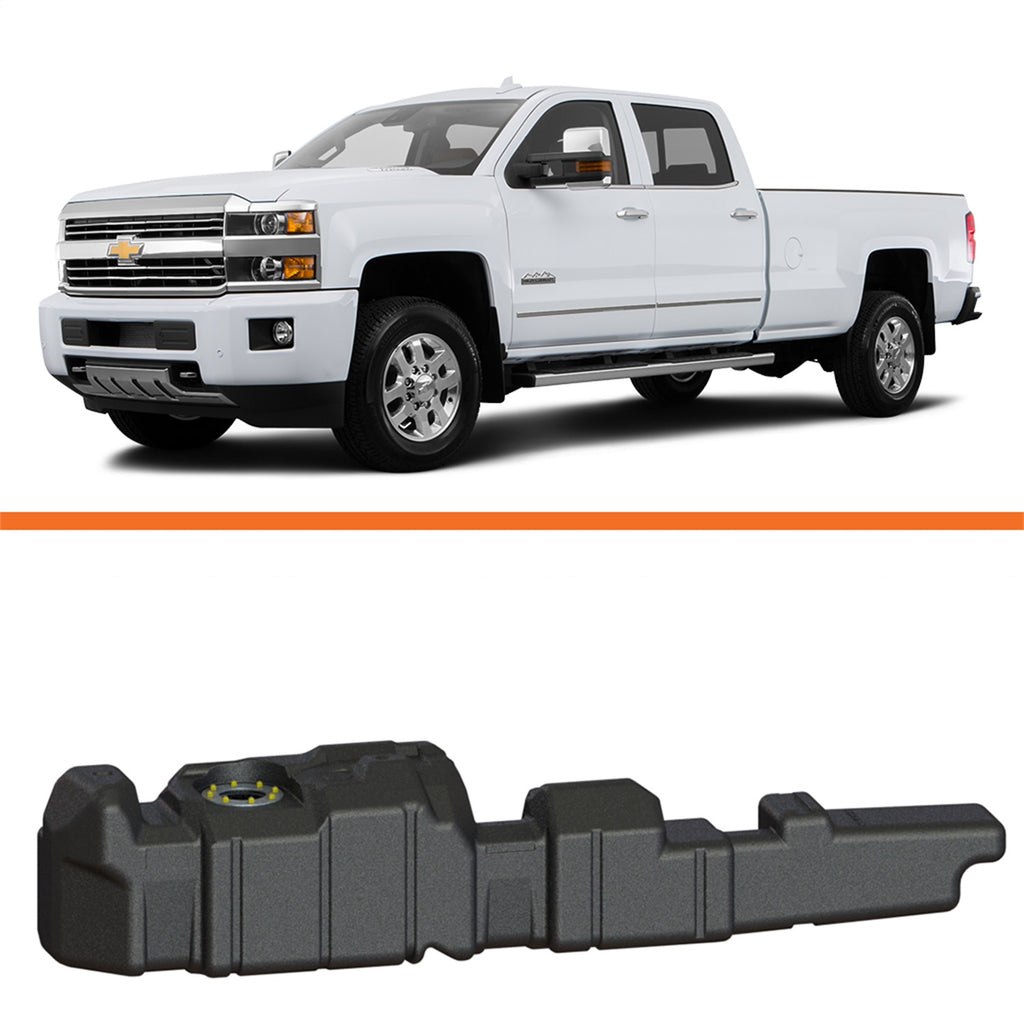 TITAN Fuel Tanks 7010511 Extra Large Midship Tank for Select Chevrolet Silverado HD