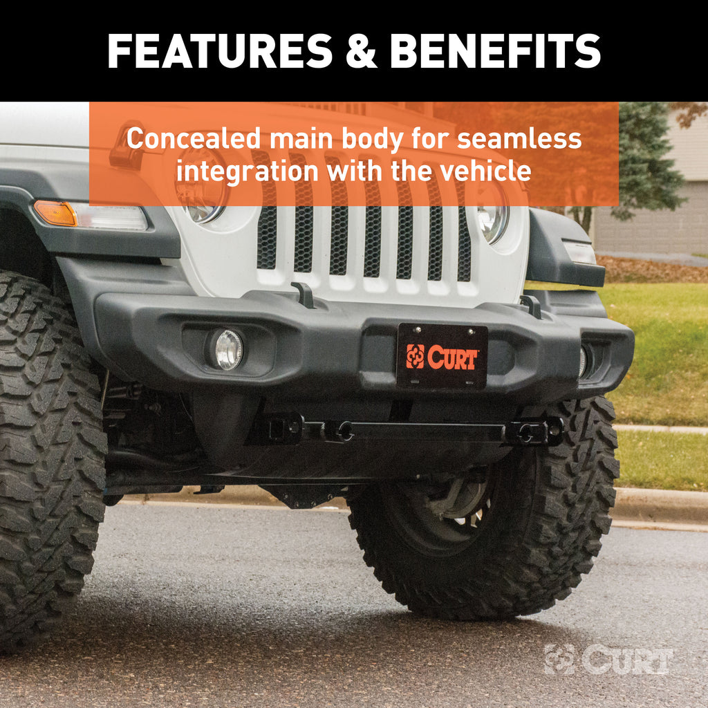 CURT 70105 Custom Tow Bar Base Plate, Select Jeep Wrangler JL