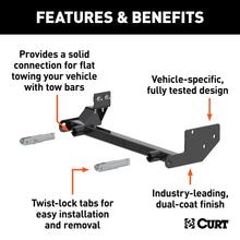 Load image into Gallery viewer, CURT 70112 Custom Tow Bar Base Plate, Select Jeep Wrangler TJ