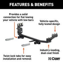 Load image into Gallery viewer, CURT 70113 Custom Tow Bar Base Plate, Select Ford Focus