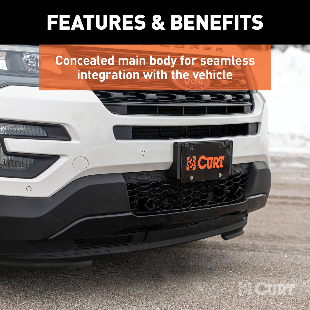 CURT 70114 Custom Tow Bar Base Plate, Select Ford Explorer