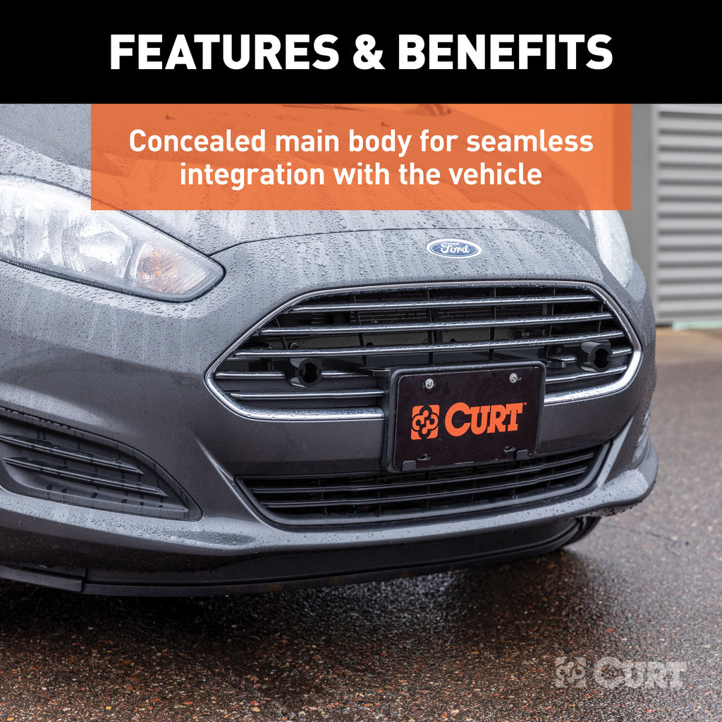 CURT 70119 Custom Tow Bar Base Plate, Select Ford Fiesta