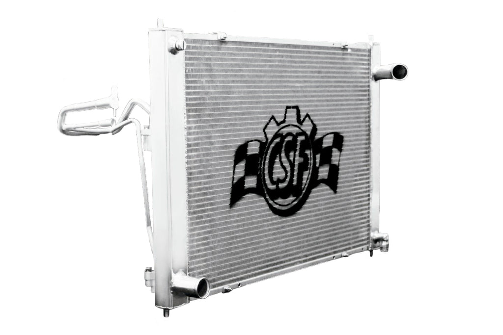 CSF Cooling - Racing & High Performance Division 7011 08-13 Nissan 370Z / 08-13 Infiniti G37 (AT) All-Aluminum Radiator for Select INFINITI G25, INFINITI G35, INFINITI G37, INFINITI Q40, INFINITI Q60, Nissan 370Z