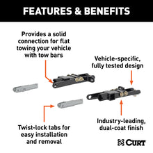 Load image into Gallery viewer, CURT 70120 Custom Tow Bar Base Plate, Select Sierra, Silverado, Suburban, Tahoe
