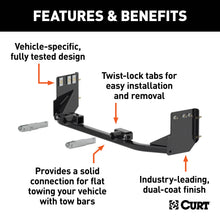 Load image into Gallery viewer, CURT 70123 Custom Tow Bar Base Plate, Select Cadillac SRX