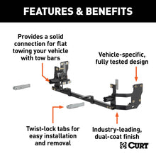 Load image into Gallery viewer, CURT 70125 CURT 70125 Custom Tow Bar Base Plate Brackets for Dinghy Towing; Compatible with - Truck Part Superstore