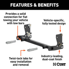 Load image into Gallery viewer, CURT 70129 Custom Tow Bar Base Plate, Select Jeep Gladiator JT