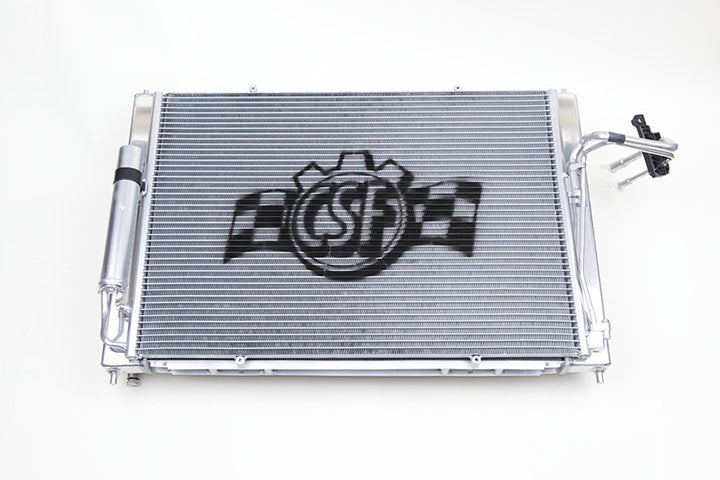 CSF Cooling - Racing & High Performance Division 7012T 09-20 Nissan 370Z / 08-13 Infiniti G37 (MT) Triple-Pass Radiator + AC Condenser for Select INFINITI G35, INFINITI G37, INFINITI Q60, Nissan 370Z