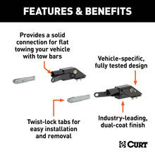Load image into Gallery viewer, CURT 70131 Custom Tow Bar Base Plate, Select Chevrolet Silverado, GMC Sierra 2500, 3500 HD