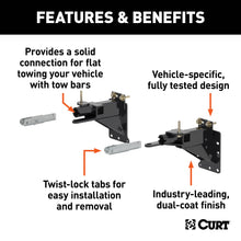 Load image into Gallery viewer, CURT 70134 Custom Tow Bar Base Plate, Select Jeep Cherokee