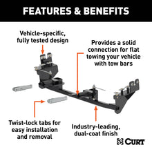 Load image into Gallery viewer, CURT 70135 Custom Tow Bar Base Plate, Select Ford Flex