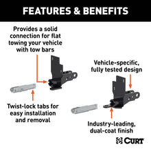 Load image into Gallery viewer, CURT 70144 Custom Tow Bar Base Plate, Select Chevrolet Colorado, GMC Canyon