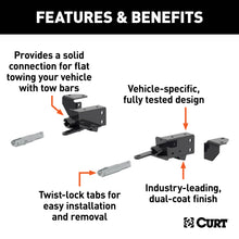 Load image into Gallery viewer, CURT 70147 Custom Tow Bar Base Plate, Select Ford Bronco with Standard Bumper
