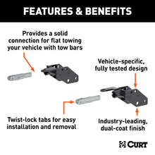 Load image into Gallery viewer, CURT 70149 Custom Tow Bar Base Plate, Fits Select Chevrolet Silverado 1500