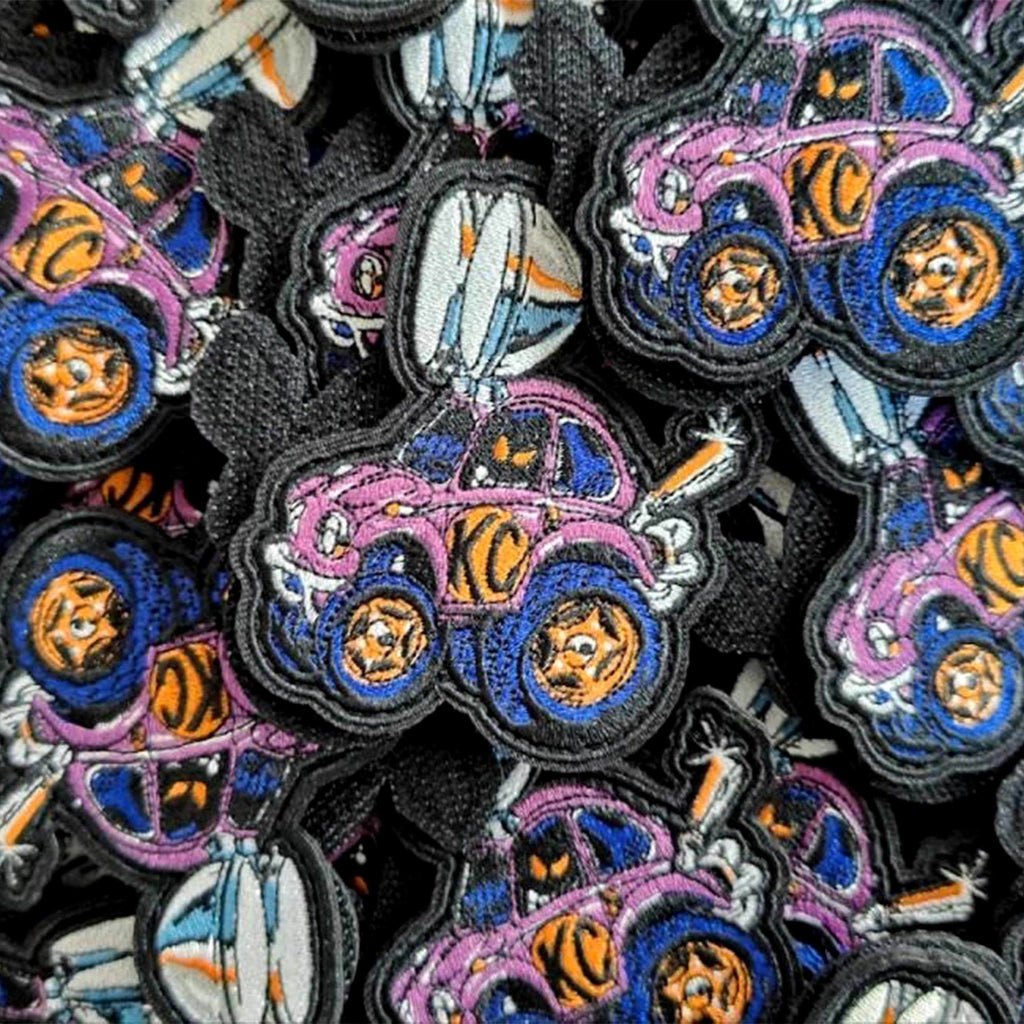 KC HiLiTES 7014 Baja Bug Retro KC Patch