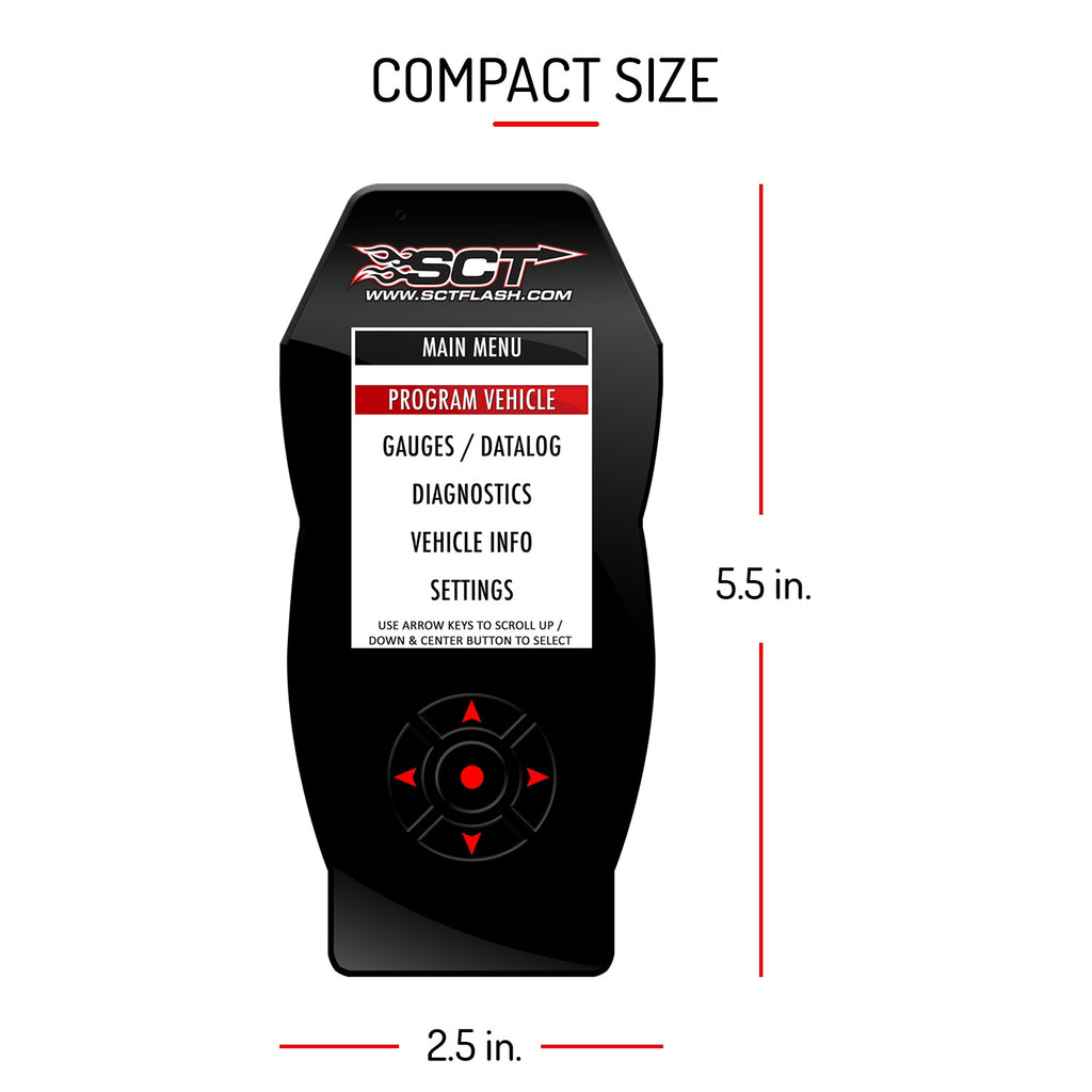 SCT Performance 7015PEO X4 Performance Programmer for Select Ford Expedition, Ford Explorer, Ford F-150, Ford F-250 Super Duty, Ford F-350 Super Duty, Ford F-450 Super Duty, Ford Fiesta, Ford Focus, Ford Fusion, Ford Mustang, Ford Police Interceptor