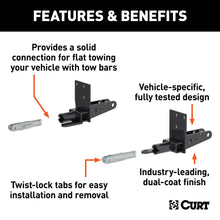 Load image into Gallery viewer, CURT 70151 Custom Tow Bar Base Plate, Fits Select Chevrolet Colorado, GMC Canyon