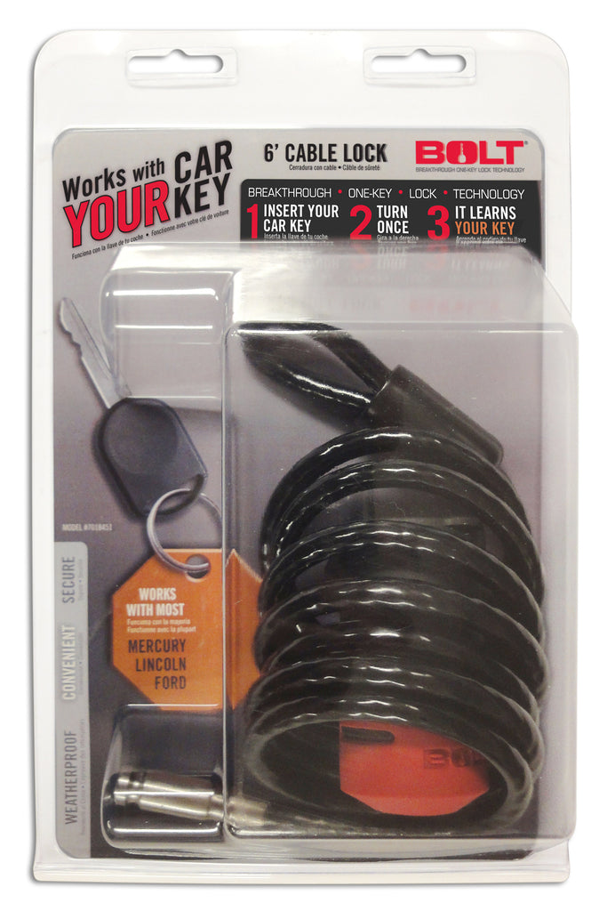 BOLT 7018451 6FT. CABLE LOCK FORD